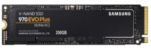Samsung 970 EVO Plus 250GB PCIe NVMe M.2 (2280)