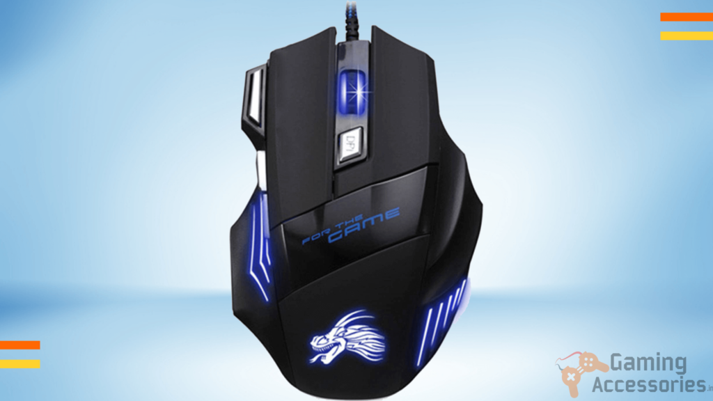 Taslar Optical USB Wired Gaming Mouse for Pro Gamer - Black