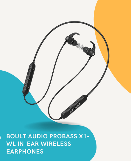 Boult Audio ProBass X1-WL in-Ear Wireless Earphones Boult Audio ProBass X1-WL in-Ear Wireless Earphones