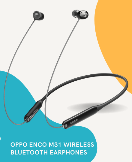 OPPO ENCO M31 Wireless in-Ear Bluetooth Earphones OPPO ENCO M31 Wireless in-Ear Bluetooth Earphones