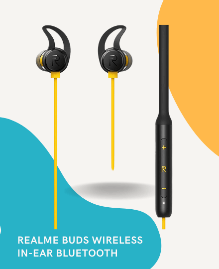 Realme Buds Wireless in-Ear Bluetooth Earphones Realme Buds Wireless in-Ear Bluetooth Earphones