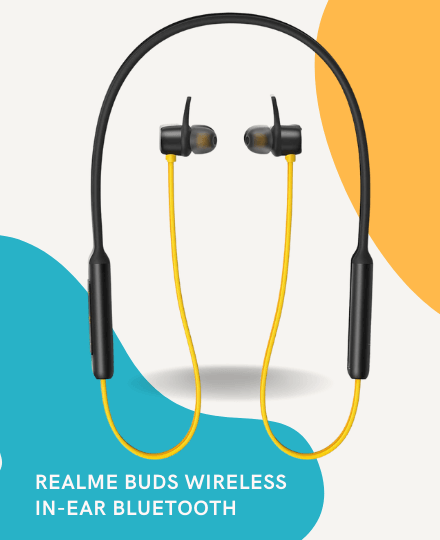 Realme Buds Wireless in-Ear Bluetooth Earphones Realme Buds Wireless in-Ear Bluetooth Earphones