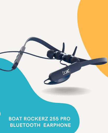 BoAt Rockerz 255 Pro in-Ear Bluetooth Neckband Earphone BoAt Rockerz 255 Pro in-Ear Bluetooth Neckband Earphone