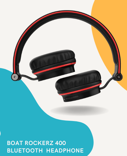 BoAt Rockerz 400 Bluetooth On-Ear Wireless Headphone BoAt Rockerz 400 Bluetooth On-Ear Wireless Headphone