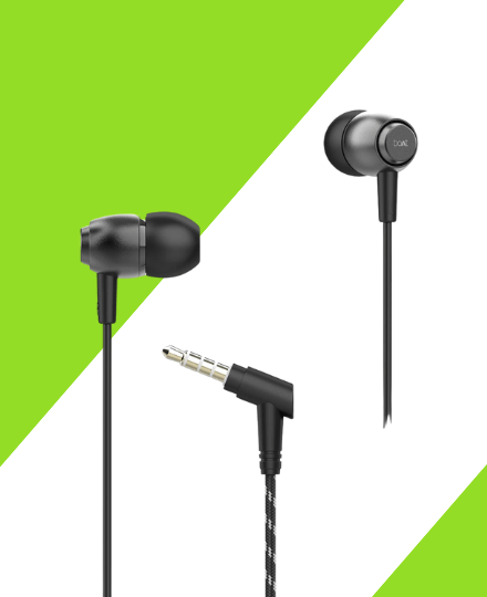 BoAt Bassheads 162 in-Ear Wired Earphones BoAt Bassheads 162 in-Ear Wired Earphones